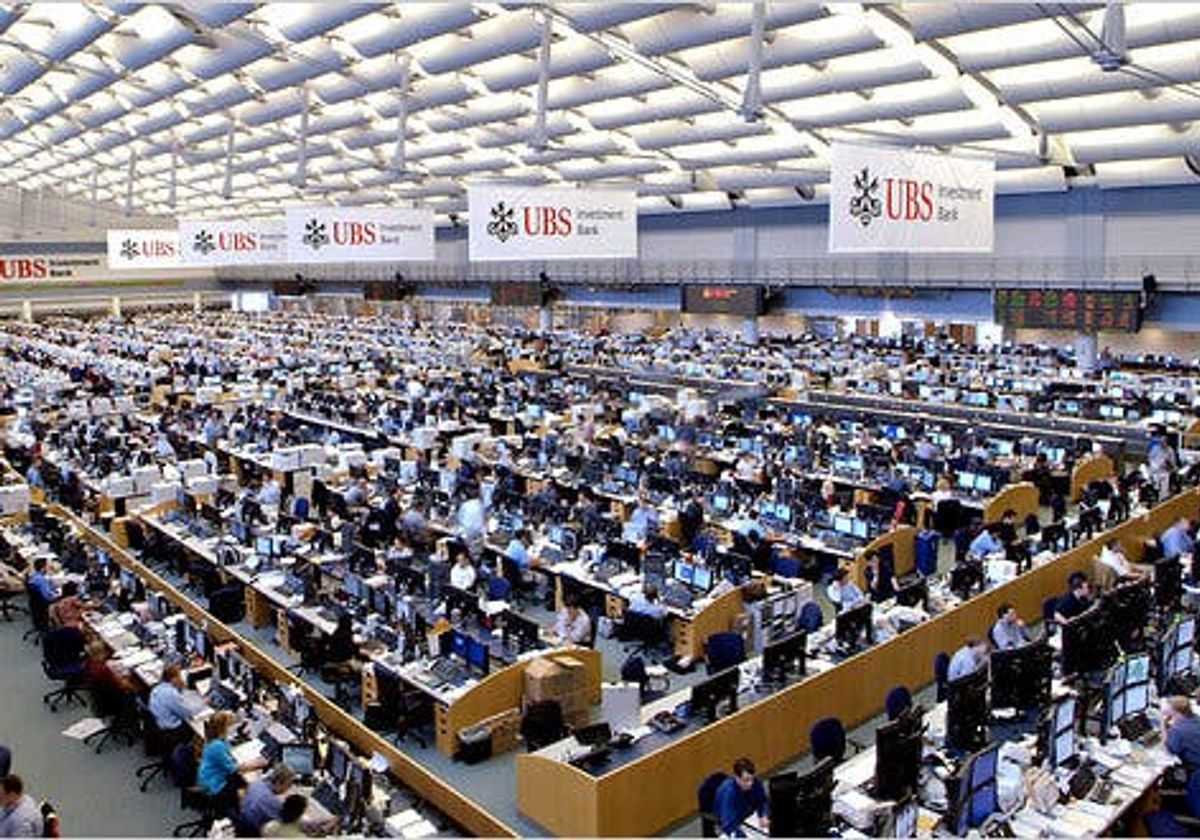 UBS trading floor